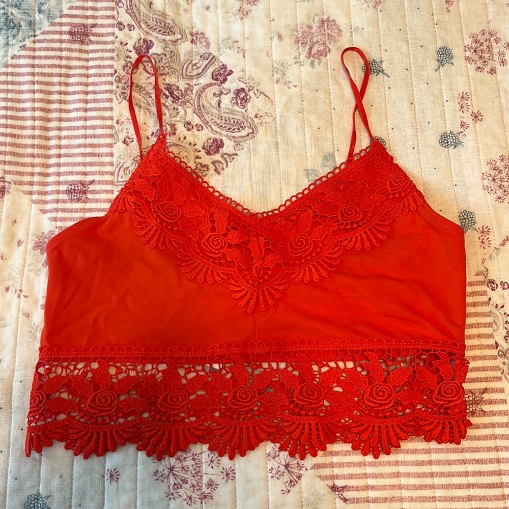 TOPSHOP red bralette size 4